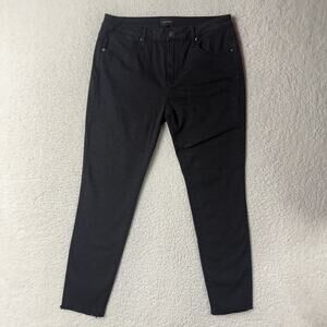Driftwood Womens Size 31 Jackie Skinny Jean Zebra Frayed Hem 5-Pocket Stretch